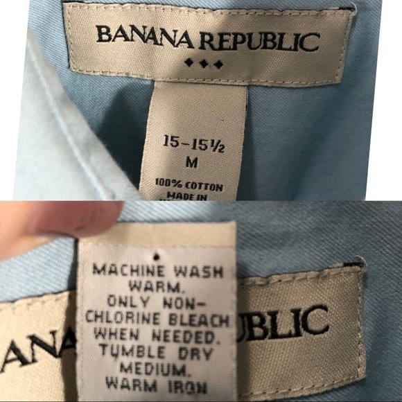 Banana Republic Standard-Fit Cotton Oxford… - Picture 7 of 8